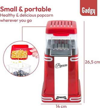 ПОВРЕЖДЕННЫЙ аппарат для попкорна Gadgy W4C74