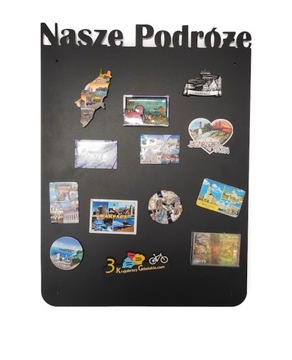 Tablica Magnetyczna #1 na magnesy z podróży 2mm