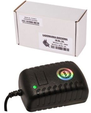 ŁADOWARKA SIECIOWA ZASILACZ 18.0V 1A (5.5x2.1)