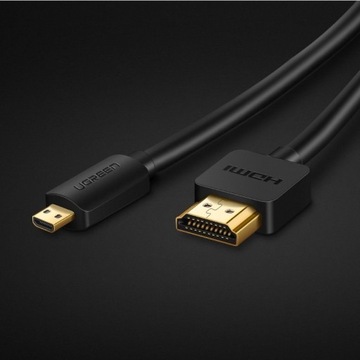 Кабель-адаптер HDMI-micro HDMI 2,0 В 4K 60 Гц 30AWG 1,5 м черный