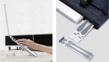 Подставка VAZIO Складная алюминиевая СЕРЕБРЯНАЯ подставка для MacBook iPad (N29-5-S)