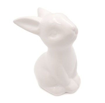 Króliczek wielkanocny królik ceramiczny biały