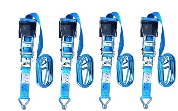 КОМПЛЕКТ — 4 ремня безопасности для эвакуатора с лодыжками — ORANGE TOW TRUCK 3-точечный ремень