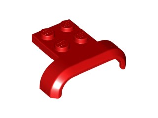 LEGO Błotnik Nadkole 28326 - Czerwone/Red NOWY