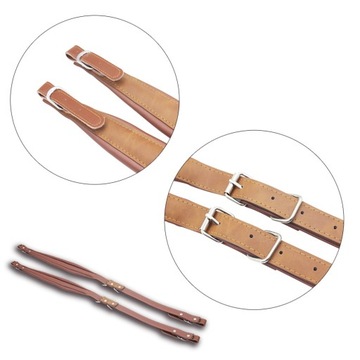 ПАРА ВОДОНЕПРОНИЦАЕМЫХ РЕГУЛИРУЕМЫХ КОЖАНЫХ РЕМНЕЙ-АККОРДЕОНА