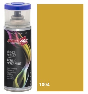 Uni. lakier akrylowy 400ml ŻÓŁTO MIODOWY RAL1004