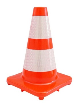 PACHOŁEK DROGOWY ODBLASKOWY PCV 30cm POMARAŃCZOWY
