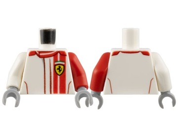 Lego Nowy Tors Biały White Torso Speed Champions Ferrari Logo 973pb3586c01