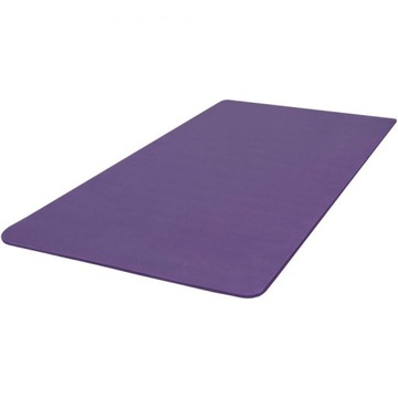 Mata do jogi ćwiczeń fitness gruba 1,5 cm DUŻA fioletowa