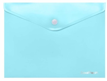 КОНВЕРТ COOLPACK PASTEL ДЛЯ ДОКУМЕНТОВ А4 С ЗАКРЫТКОЙ, СИНИЙ