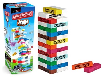 GRA JENGA MONOPOLY ORYGINALNA HASBRO
