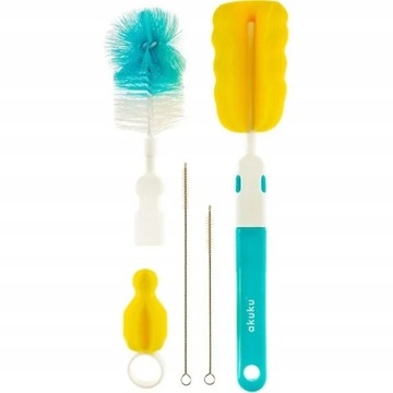 ZESTAW DO CZYSZCZENIA BUTELEK SŁOMEK I SMOCZKÓW