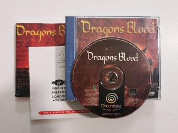 Gra DRAGONS BLOOD Sega Dreamcast - 3xA
