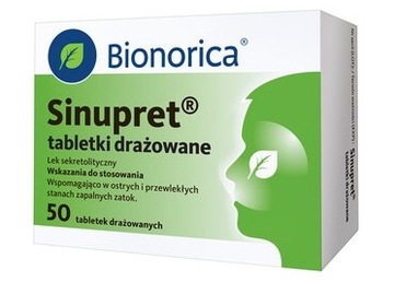 Sinupret tabletki drażowane 50 tabl.