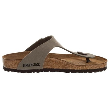 Buty Damskie Klapki Birkenstock Gizeh B-F Nubuk Khaki Zielone