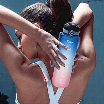 Бутылка для воды без BPAfree 1 л KEAICO Alpine Green Tritan One Push