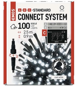 Елочные светильники комбинированные Standard 100LED 2,5 м