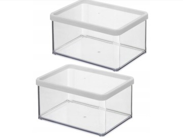 ROTHO Zestaw 2 Pojemników 2,25 l na żywność LOFT