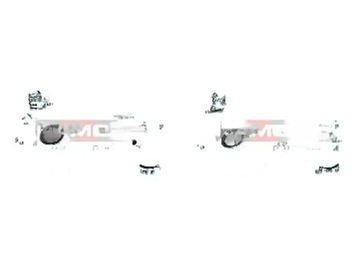 2X TŘMENY BRZDY KAMOKA ZADNÍ L+P DO FIAT SUZUKI SEDICI SWIFT III SX4