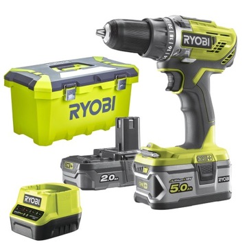 Ryobi AKUM. WIERTARKO-WKRĘTARKA R18DD3-252T 1*2.0AH 1*5.0AH ONE+