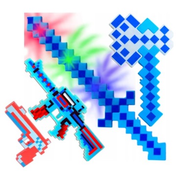 MIECZ DIAMENTOWY TOPÓR KARABIN PISTOLET MINECRAFT