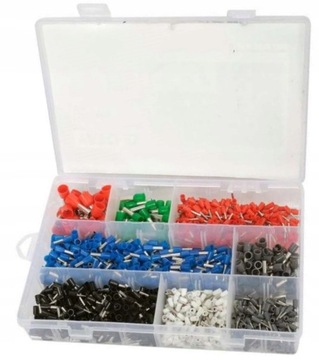 НАБОР КАБЕЛЬНЫХ КЛЕММ И РАЗЪЕМОВ YATO 1200 ШТ.