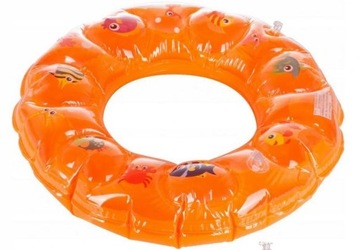 KOŁO DMUCHANE DO PŁYWANIA DZIECI BASEN PONTON 80cm