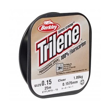 Berkley Żyłka Trilene Super Strong 0.15mm 25m Clea
