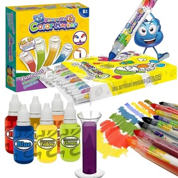 FABRYKA DŁUGOPISÓW MAZAKÓW DIY PEN CREATOR STUDIO ZESTAW KREATYWNY 24 szt