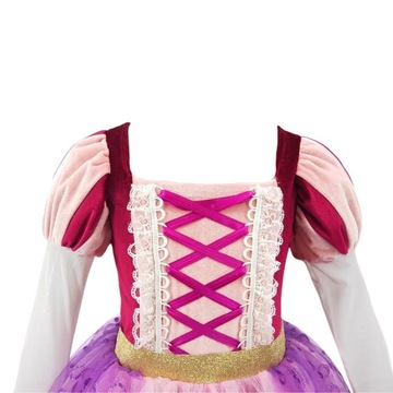 Рапунцель наряд запутанное платье костюм принцессы для мяча 128 134