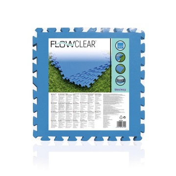 BESTWAY 58220 PIANKOWA MATA POD BASEN 50x50cm 9szt