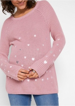BONPRIX SWETER CIĄŻOWY__40