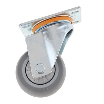 Einfach zu installieren Safety Heavy Duty Gumowe obrotowe kółka 3-calowe