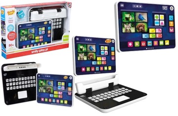 INTERAKTYWNY LAPTOP I TABLET 2W1 SMILY PLAY 6801
