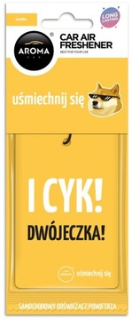 ZAPACH WANILII ZAWIESZKA I CYK DWÓJECZKA AROMA
