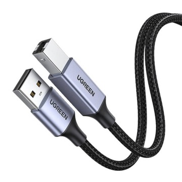 Кабель USB 2.0 A–B UGREEN US369, 5 м (черный)