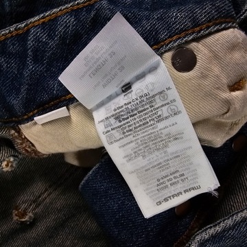 Spodnie Jeansowe G-STAR RAW ARC 3D SLIM Niebieskie Dżins Denim 28x32 NOWE