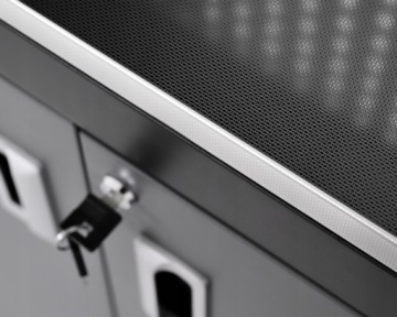 ГАРАЖ МЕБЕЛЬ МАСТЕРСКАЯ СТЕЛЛАЖИ МОДУЛИ 400СМ LED TOP INOX 3D