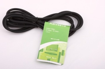 Kabel S-Video S-Video 1.5m czarny TreQ (KBV6615)