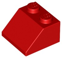 Lego 3039 skos 45° 2x2 czerwony 1szt Używany
