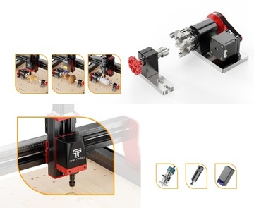 Twotrees TTC-450 pro лазерная резка трактор фрезерный станок с ЧПУ 500W460*460*80мм