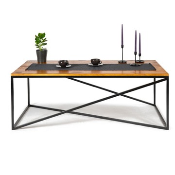 STOLIK KAWOWY Drewniany INDUSTRIALNY Loft XL 150cm