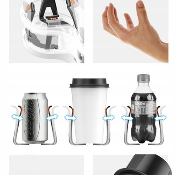 UCHWYT SAMOCHODOWY KUBEK NAPÓJ podwójny ORGANIZER