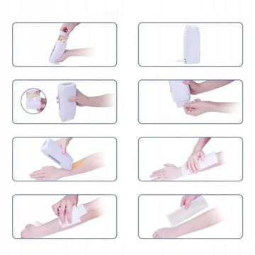 Набор для депиляции, 3x гель WAX Roll HEATER