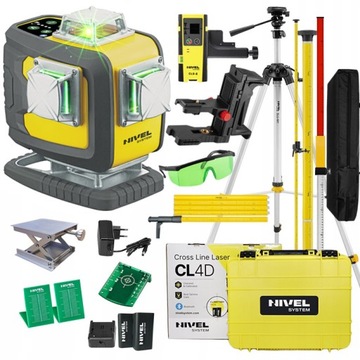 NIVEL SYSTEM CL4D-G LASER ZIELONY +CZUJNIK + ŁATA