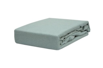 Prześcieradło frotte z gumką rozmiar 120x200 kolor popiel KOBI Polska firma