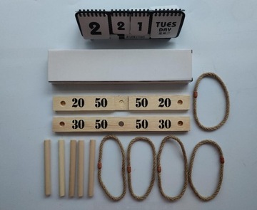 RZUCANIE RINGI DREWNIANE GRA DO ZEBRANIE PARTYJNE