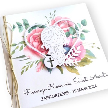 girlheart KOMUNIA | ZAPROSZENIA KOPERTY DZIEWCZYNA