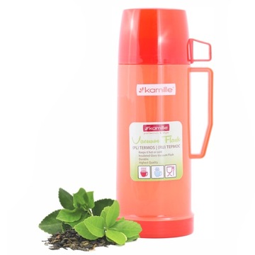 Termos Z Wkładem Szklanym 0,6l + KUBEK BIDON TS24