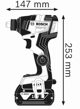 Bosch Impact Key GDX 18V-200C Corps + L-boxx